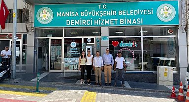 Manisa'dan ilçelere haşereyle mücadele ziyareti