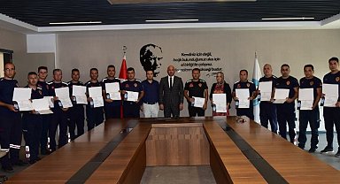 Manisalı itfaiyecilere 'drone' ehliyeti