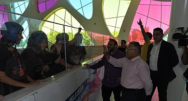Memduh Büyükkılıç KAYMEK kursiyerleriyle buluştu