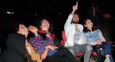 Meteor yağmurunu izlediler