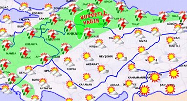 Meteoroloji'den haritalı uyarı! Türkiye'de bugün hava nasıl olacak?