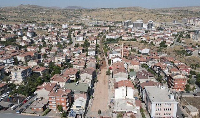 Nevşehir Belediyesi'nden üst yapı çalışması tam gaz