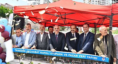 Otopark ve pazar yeri temeli atıldı