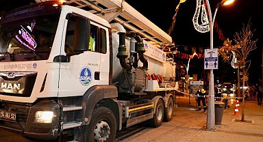 Sakarya Büyükşehir'den Çark Caddesi'nde hummalı mesai
