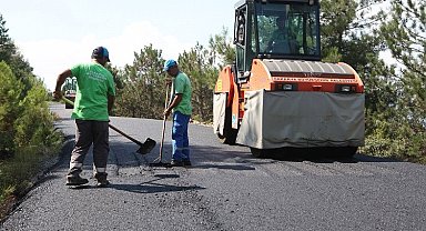 Sakarya Geyve'de asfaltlama çalışmaları sürüyor