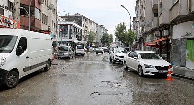 Sakarya'da Çeşme Meydanı Caddesi asfalta kavuşacak