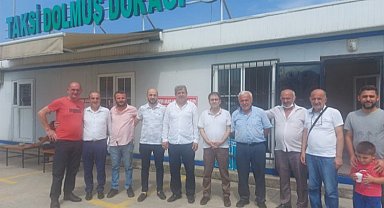 Saltuk Deniz taksi-dolmuş esnafını ziyaret etti