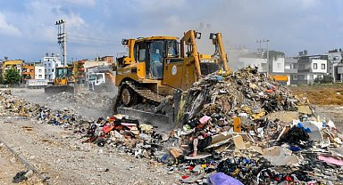 Şevket Sümer'deki kaçak hafriyatlar temizlendi
