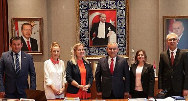 Türkiye Değişim Partisi'nden Başkan Işık'a ziyaret
