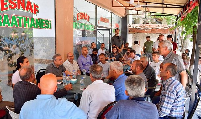 Vali Ali İhsan Su, Çınar'da vatandaşlarla bir araya geldi