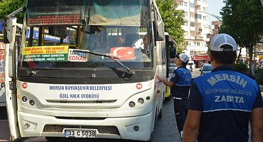 Zabıtadan toplu taşıma araçlarına sıkı denetim