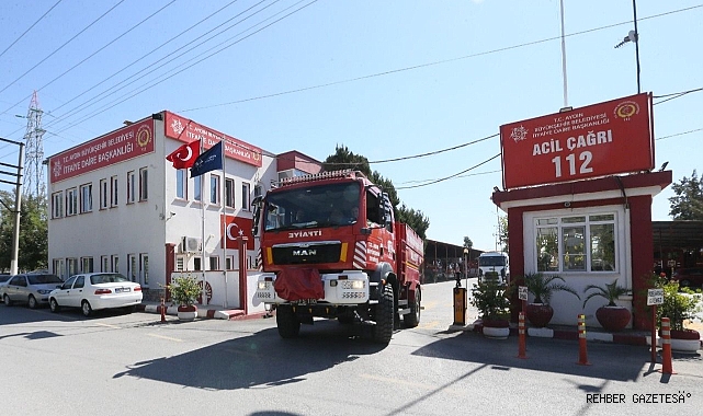 AYDIN İTFAİYESİNDEN MARMARİS YANGININA YARDIM