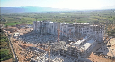 AYDIN ŞEHİR HASTANESİ'NİN %60'I TAMAMLANDI