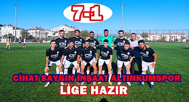 Cihat Saygın İnşaat Altınkumspor 7 bitirdi