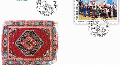 PTT'den Uşak'a özel ilk gün zarfı ve anma pulu