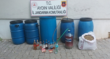 530 LİTRE ŞARAP YAKALANDI