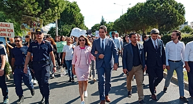 DİDİM'DE SAĞLIKLI YAŞAM YÜRÜYÜŞÜ YAPILDI