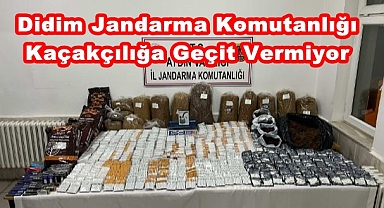 Didim Jandarma Kaçakçılığa Geçit Vermiyor