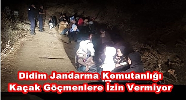Didim Jandarma Komutanlığı Kaçak Göçmenlere İzin Vermiyor