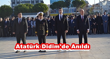 Atatürk Didim'de Anıldı