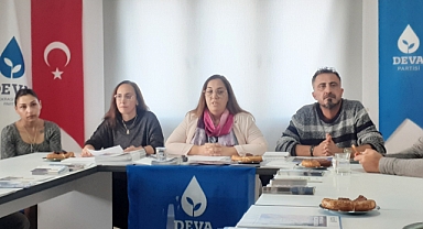 DEVA Partisinden Kadına şiddete hayır