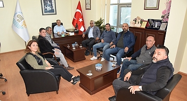 Didim Şoförler ve Otomobilciler Odasından Ticaret Odasına Tebrik Ziyareti