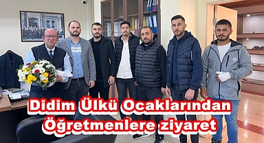 Didim Ülkü Ocağından öğretmenlere ziyaret