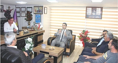 Kaymakam Kuruca Esnaf Odasını ziyaret etti