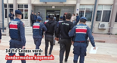 34 yıl cezası olan uyuşturucu satıcısı jandarmadan kaçamadı
