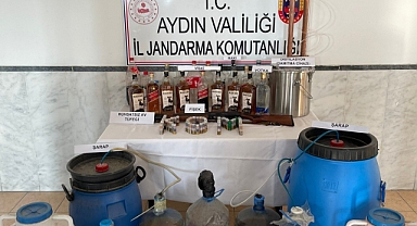 390 litre kaçak içki ele geçirildi