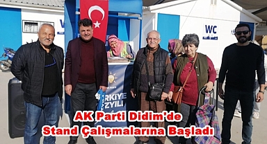 AK Parti Didim'de Stand Çalışmalarına Başladı