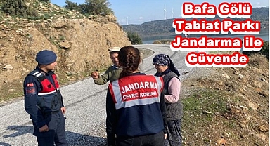 Bafa Gölü Tabiat Parkı Jandarma ile Güvende