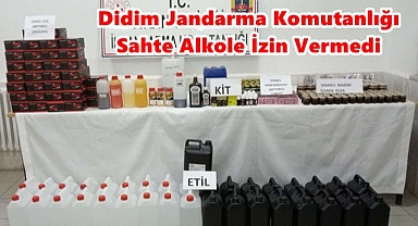 Didim Jandarma Sahte Alkole İzin Vermedi