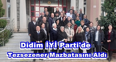 İYİ PARTİ'Lİ TEZSEZENER MAZBATASINI ALDI