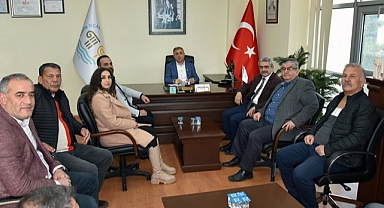 MHP Aydın İl Başkanı Haluk Alıcık Odamızı Ziyaret Etti