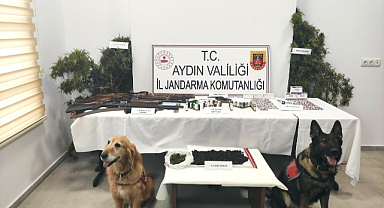 Narkotik köpeklerinden başarılı operasyon
