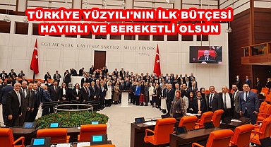 YAVUZ; TÜRKİYE YÜZYILI'NIN İLK BÜTÇESİ HAYIRLI VE BEREKETLİ OLSUN