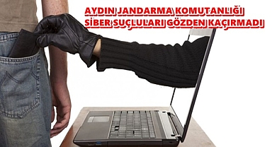 AYDIN JANDARMA SİBER SUÇLULARI GÖZDEN KAÇIRMADI