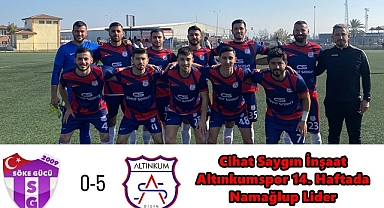 Cihat Saygın İnşaat Altınkumspor 14. Haftada Namağlup Lider