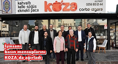 İşinsanı basın mensuplarını KOZA'da ağırladı