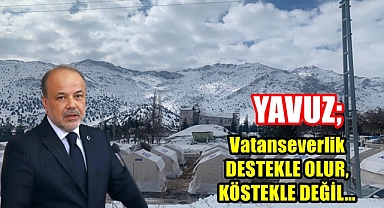BRE DENSİZ… Vatanseverlik DESTEKLE OLUR, KÖSTEKLE DEĞİL…