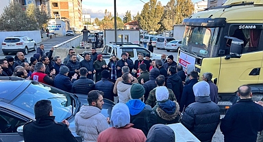 Didim'den ilk yardım tırı yola çıktı
