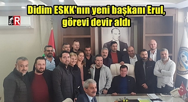 Didim ESKK'nın yeni başkanı Erul, görevi devir aldı