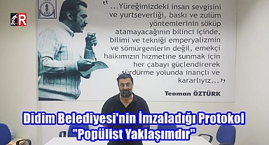 Didim Belediyesi'nin İmzaladığı Protokol