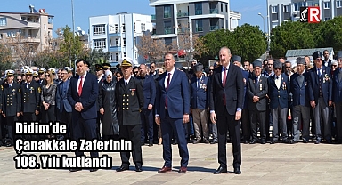 Didim'de Çanakkale Zaferinin 108. Yılı kutlandı