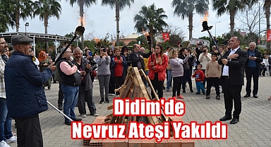 Didim'de Nevruz Ateşi Yakıldı