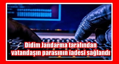 Didim Jandarma tarafından vatandaşın parasının iadesi sağlandı
