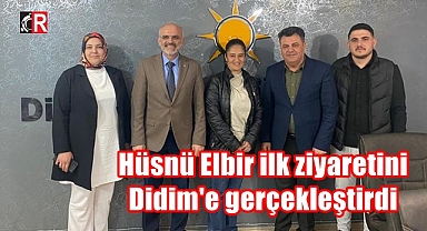 Hüsnü Elbir ilk ziyaretini Didim'e gerçekleştirdi