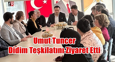 Umut Tuncer AK Parti Didim Teşkilatını ziyaret etti
