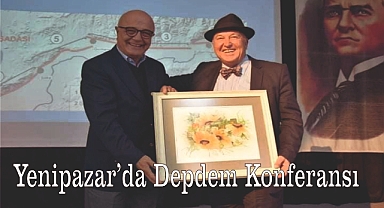 Yenipazar'da deprem konulu bir konferans verildi